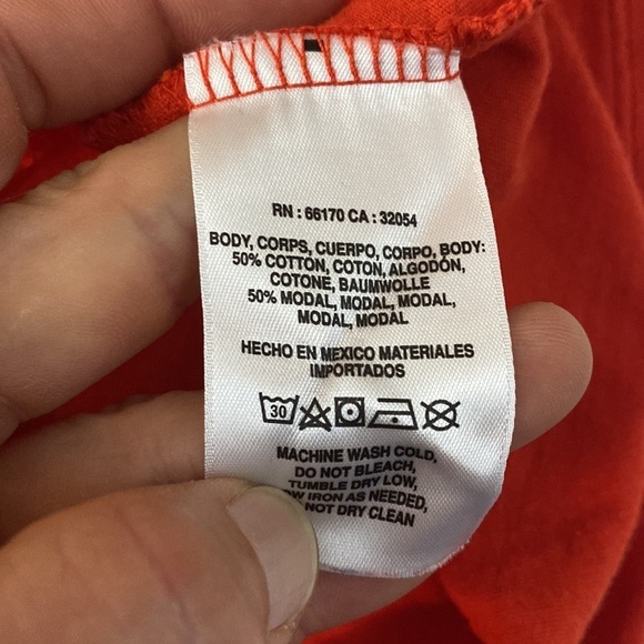 ANTHROPOLOGIE t.la red knit tie front waist knit scoop neck blouse top - Picture 4 of 7